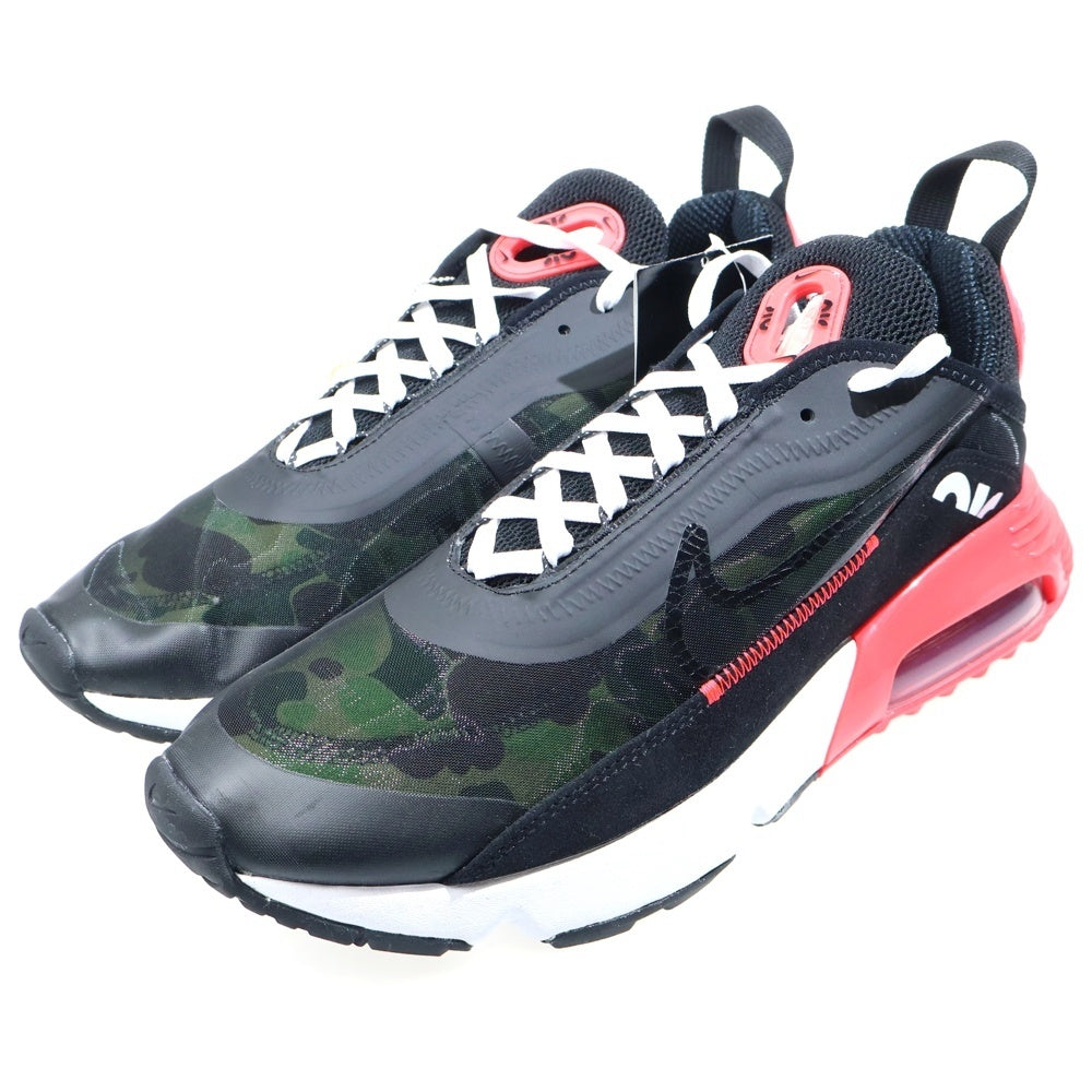 NIKE(ナイキ) ×ATMOS AIR MAX 2090 SP DUCK CAMO アトモス エアマックス2090 ダックカモ ローカットスニーカー ブラック/レッド US11/29cm CU9174-600
