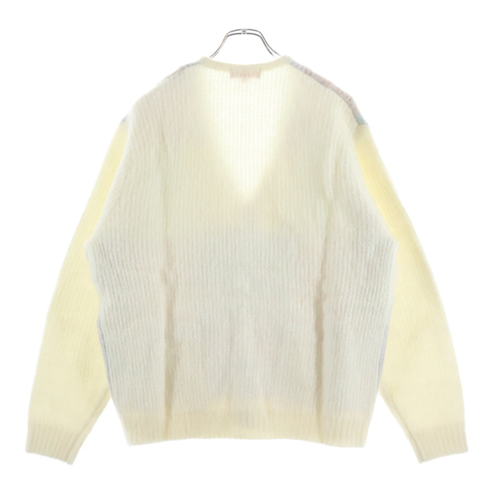 SUPREME(シュプリーム) 22SS Brushed Grid Cardigan ブラッシュド グリッド モヘヤニット カーディガン マルチ