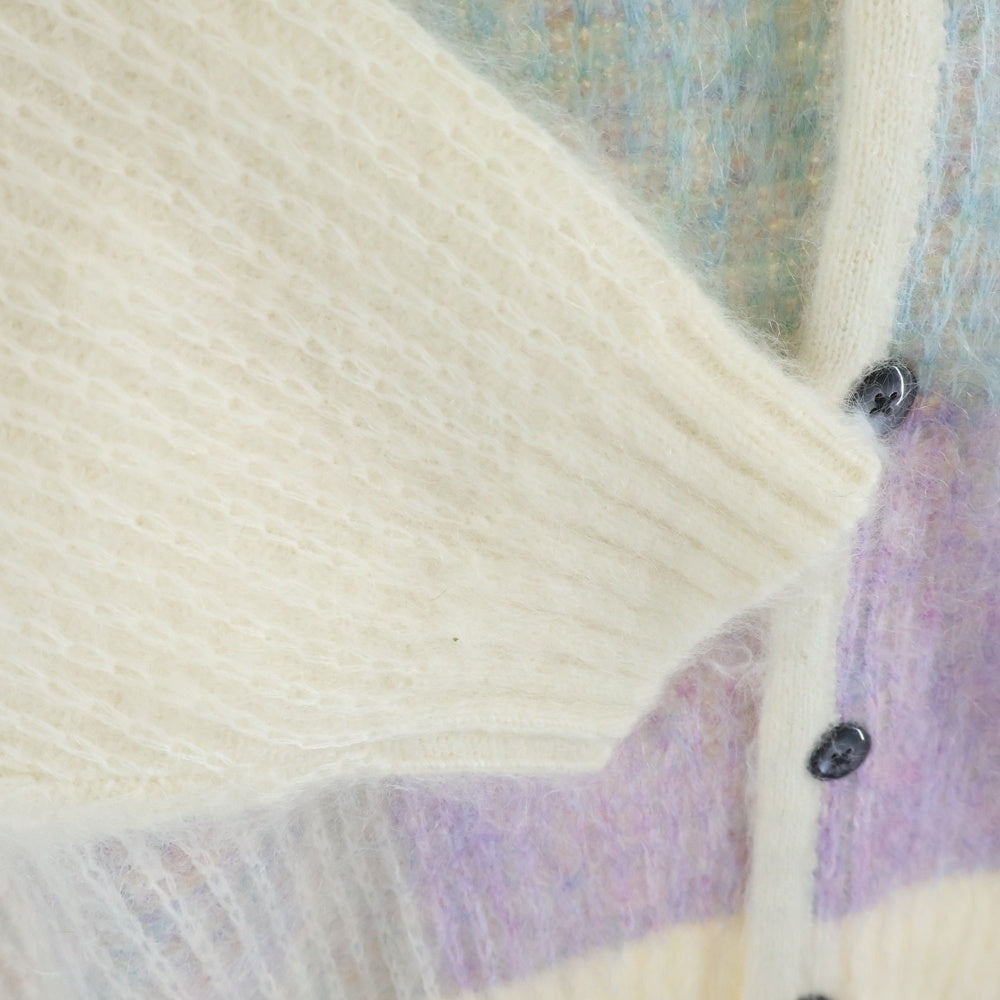 SUPREME(シュプリーム) 22SS Brushed Grid Cardigan ブラッシュド グリッド モヘヤニット カーディガン マルチ