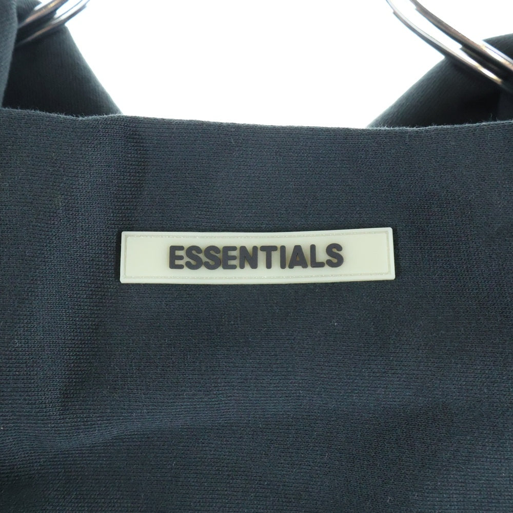 FEAR OF GOD ESSENTIALS(フィアオブゴッド エッセンシャルズ) バック リフレクティブ ロゴ フーディ パーカー ブラック