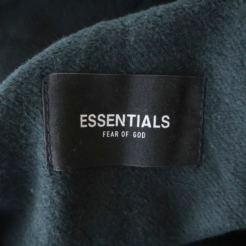 FEAR OF GOD ESSENTIALS(フィアオブゴッド エッセンシャルズ) バック リフレクティブ ロゴ フーディ パーカー ブラック
