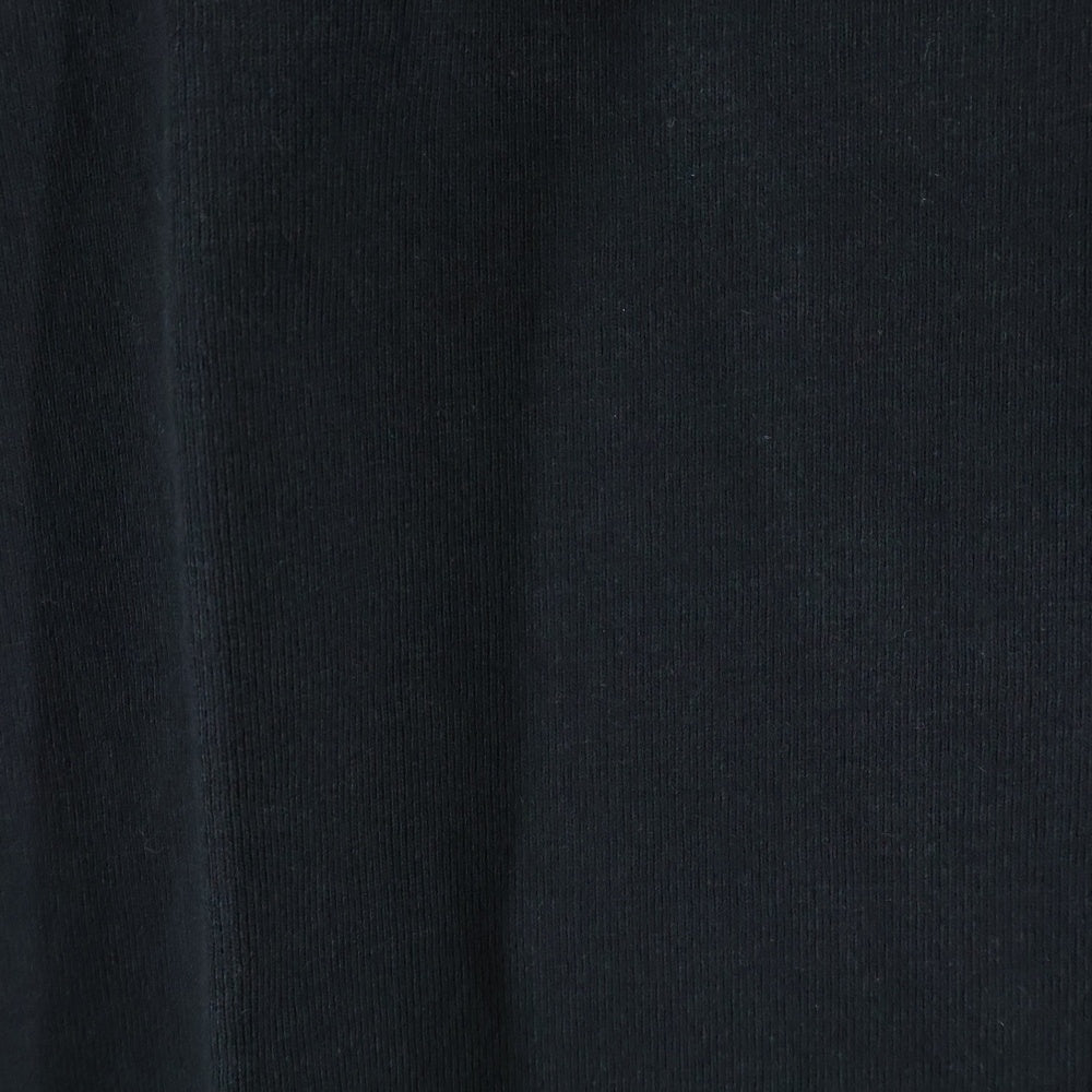 WIND AND SEA(ウィンダンシー) 20SS×HYSTERIC GLAMOUR ヒステリックグラマー ロゴプリント クルーネックコットン長袖カットソー ロンT ブラック WDS-HYS-2-03