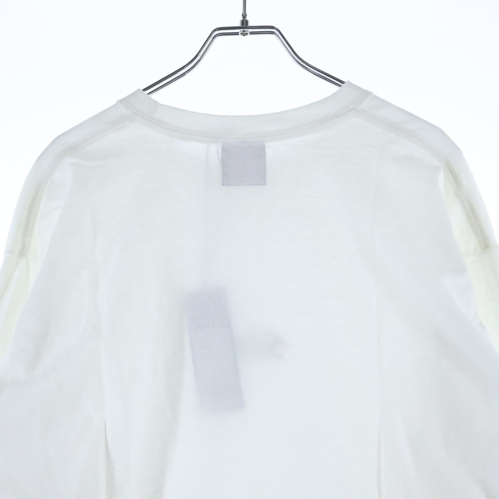 WIND AND SEA(ウィンダンシー) ×Ameri VINTAGE COLLAB LS TEE アメリヴィンテージ クルーネックコットン長袖カットソー ロンT ホワイト WDS-AMR-AW-02