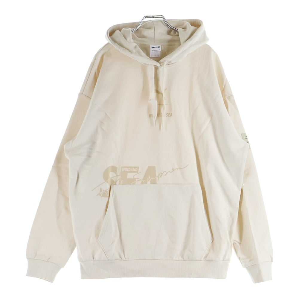 WIND AND SEA(ウィンダンシー) ×PUMA BYE DYE HOODY プーマ バイダイ プルオーバースウェットパーカー アイボリー