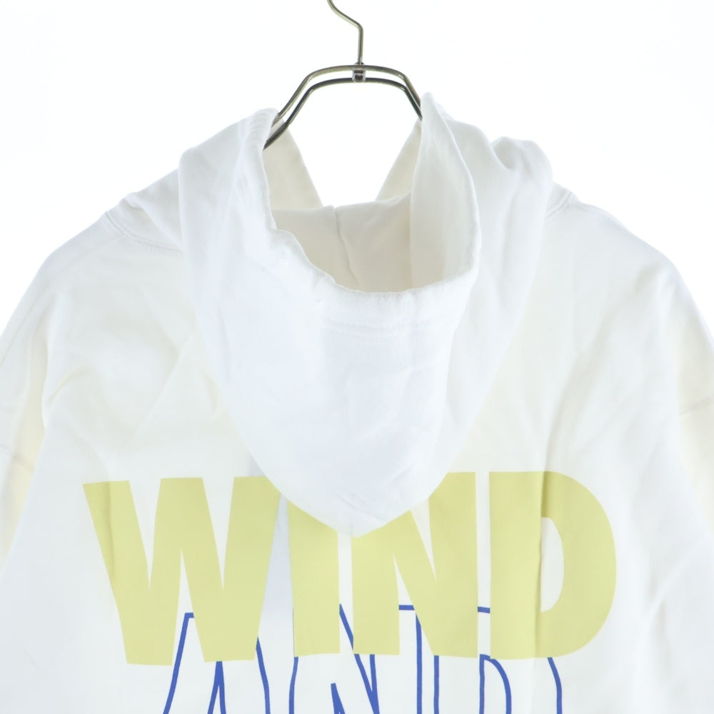 WIND AND SEA(ウィンダンシー) ×SNKRDUNK HOODIE スニーカーダンク コラボ フーディ プルオーバーパーカー ホワイト WDS-SNKR-2-03