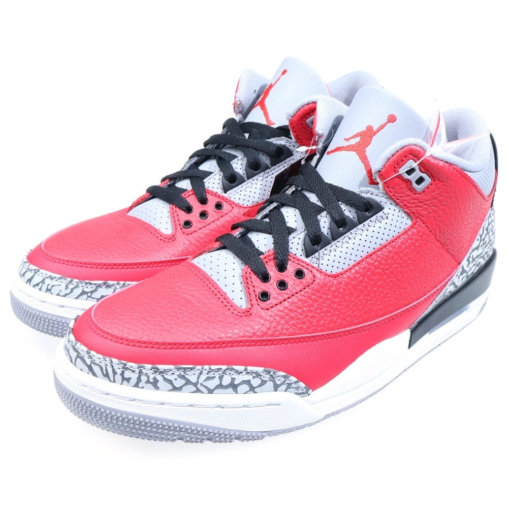 NIKE(ナイキ) AIR JORDAN 3 RETRO SE UNITE FIRE RED エアジョーダン3 ユナイトファイアレッド ハイカットスニーカー レッド US10.5/28.5cm CK5692-600