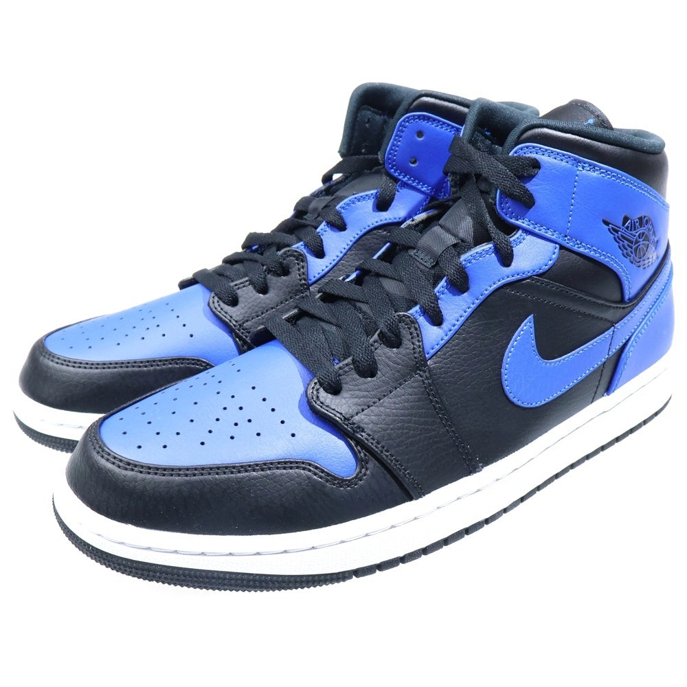 NIKE(ナイキ) AIR JORDAN 1 MID HYPER ROYAL エアー ジョーダン ハイパー ロイヤル ローカットスニーカー ブラック/ブルー US11/29cm 554724-077