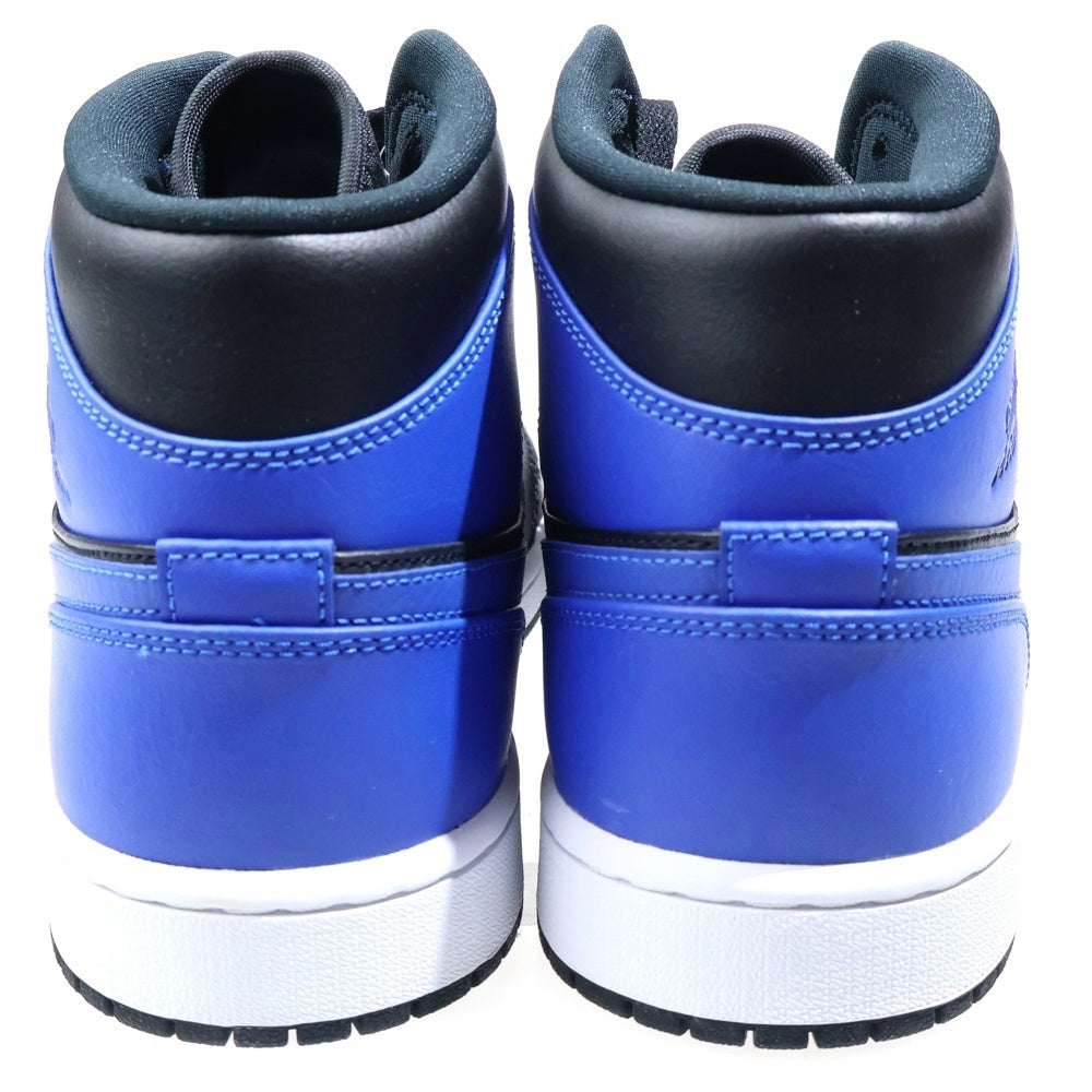 NIKE(ナイキ) AIR JORDAN 1 MID HYPER ROYAL エアー ジョーダン ハイパー ロイヤル ローカットスニーカー ブラック/ブルー US11/29cm 554724-077