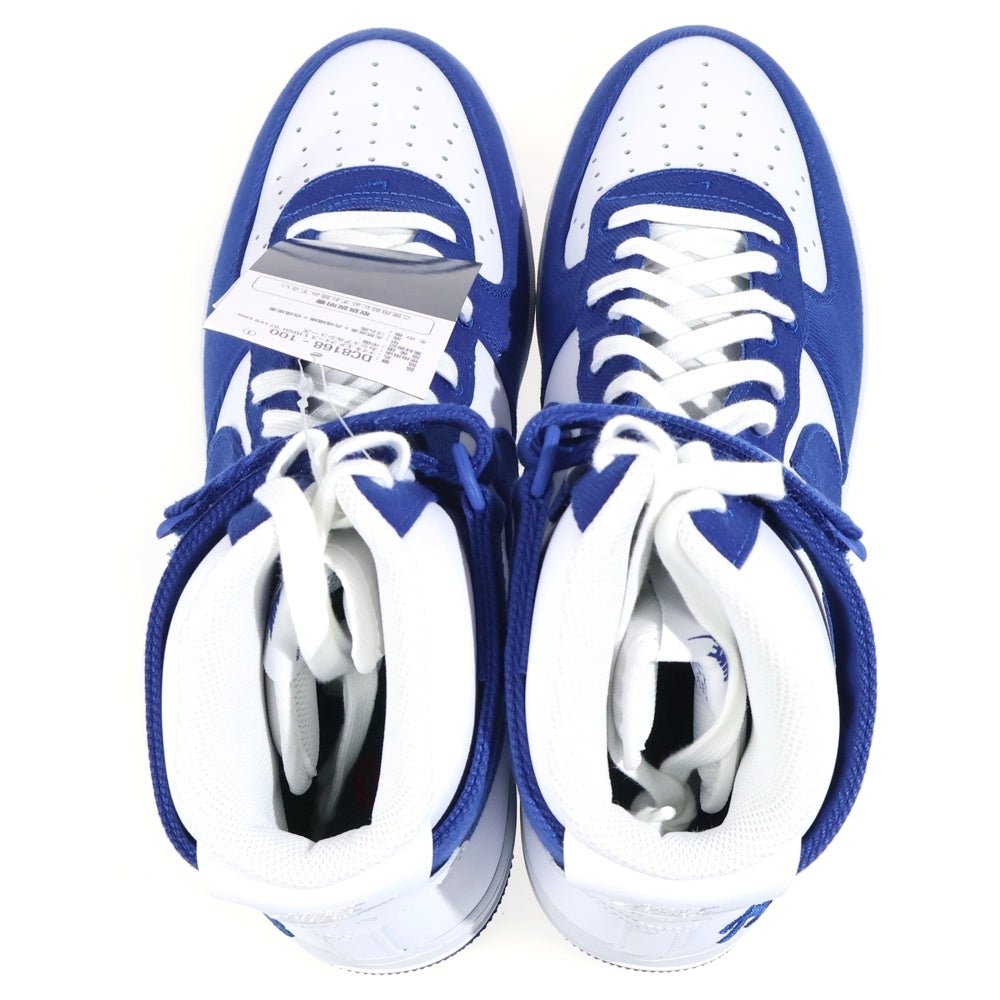 NIKE(ナイキ) AIR FORCE 1 High EMB Dodgers エアフォース1 ハイ EMB ドジャース ハイカットスニーカー ブルー/ホワイト US11/29cm DC8168-100