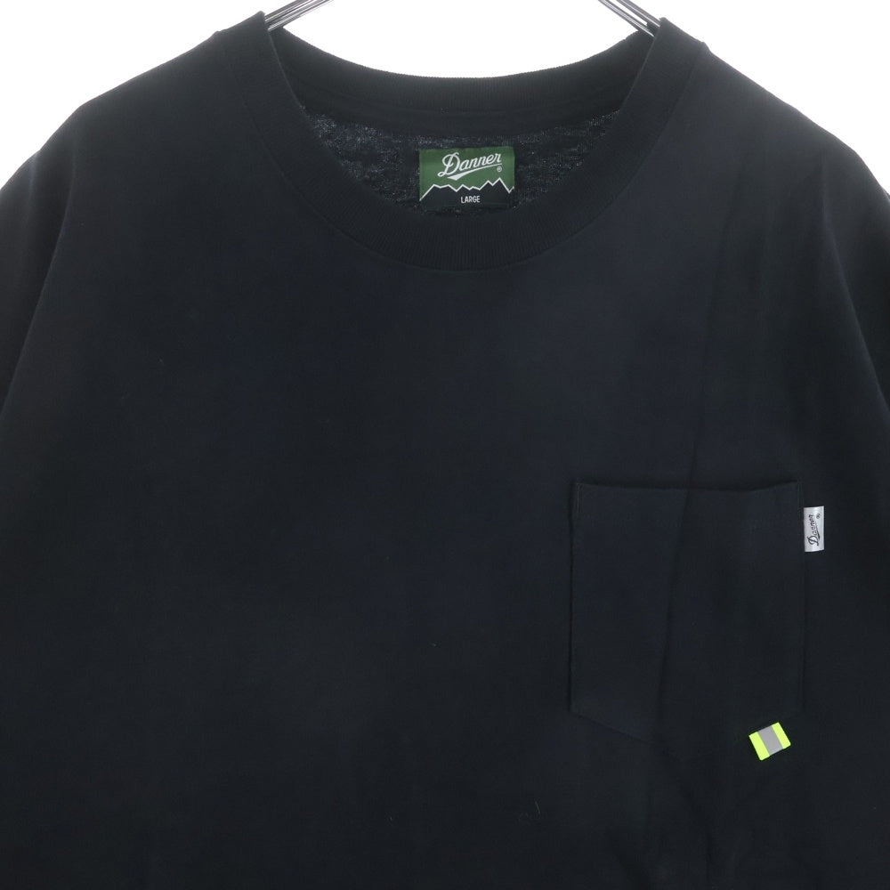 WIND AND SEA(ウィンダンシー) 20AW Danner ダナー ロゴプリント クルーネック ポケット Tシャツ ブラック