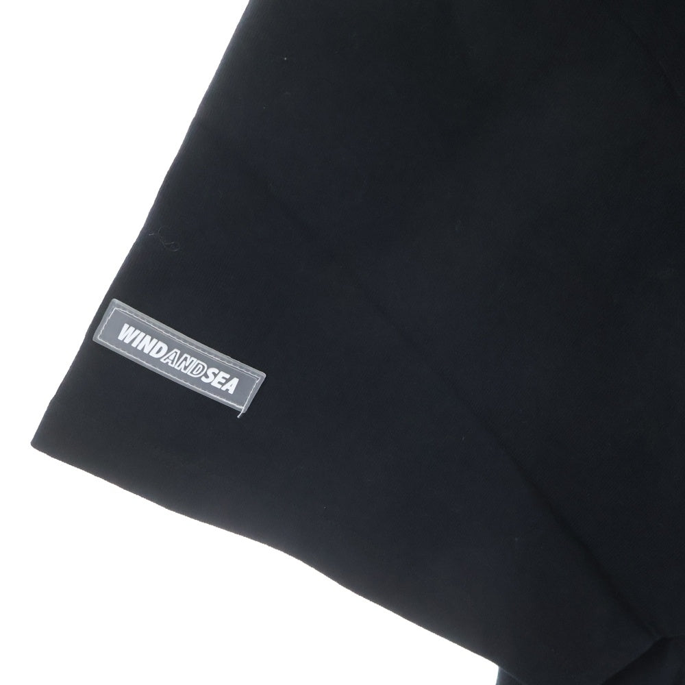 WIND AND SEA(ウィンダンシー) 20AW Danner ダナー ロゴプリント クルーネック ポケット Tシャツ ブラック