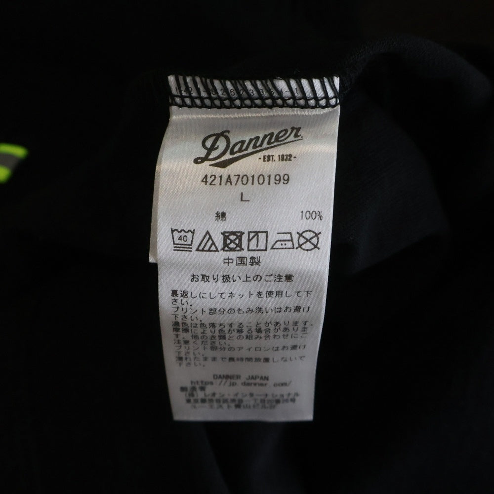 WIND AND SEA(ウィンダンシー) 20AW Danner ダナー ロゴプリント クルーネック ポケット Tシャツ ブラック