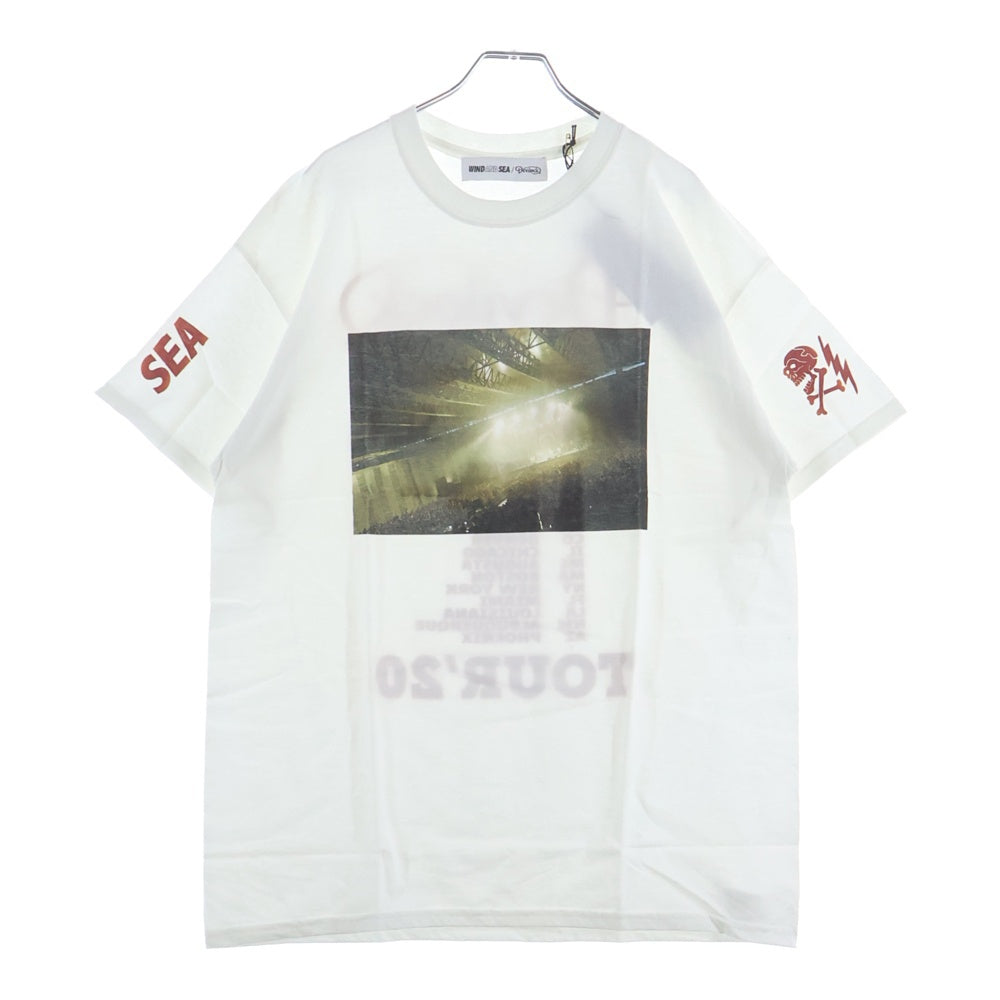 WIND AND SEA(ウィンダンシー) 20SS ×Devilock Tour T-SHIRT デビロック プリント半袖Tシャツ クルーネックカットソー ホワイト DVLK-WDS-03