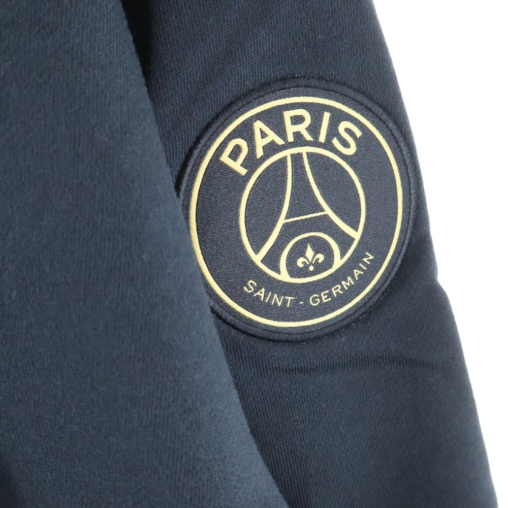 JORDAN BRAND(ジョーダンブランド) ×PSG FLEECE PULLOVER HOODIE パリ サンジェルマン フリース プルオーバー フーディ パーカー ブラック/パープル CK9774-010