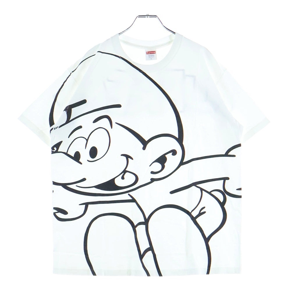 SUPREME(シュプリーム) 20AW Smurfs Tee スマーフ プリント クルーネック 半袖Tシャツ ホワイト