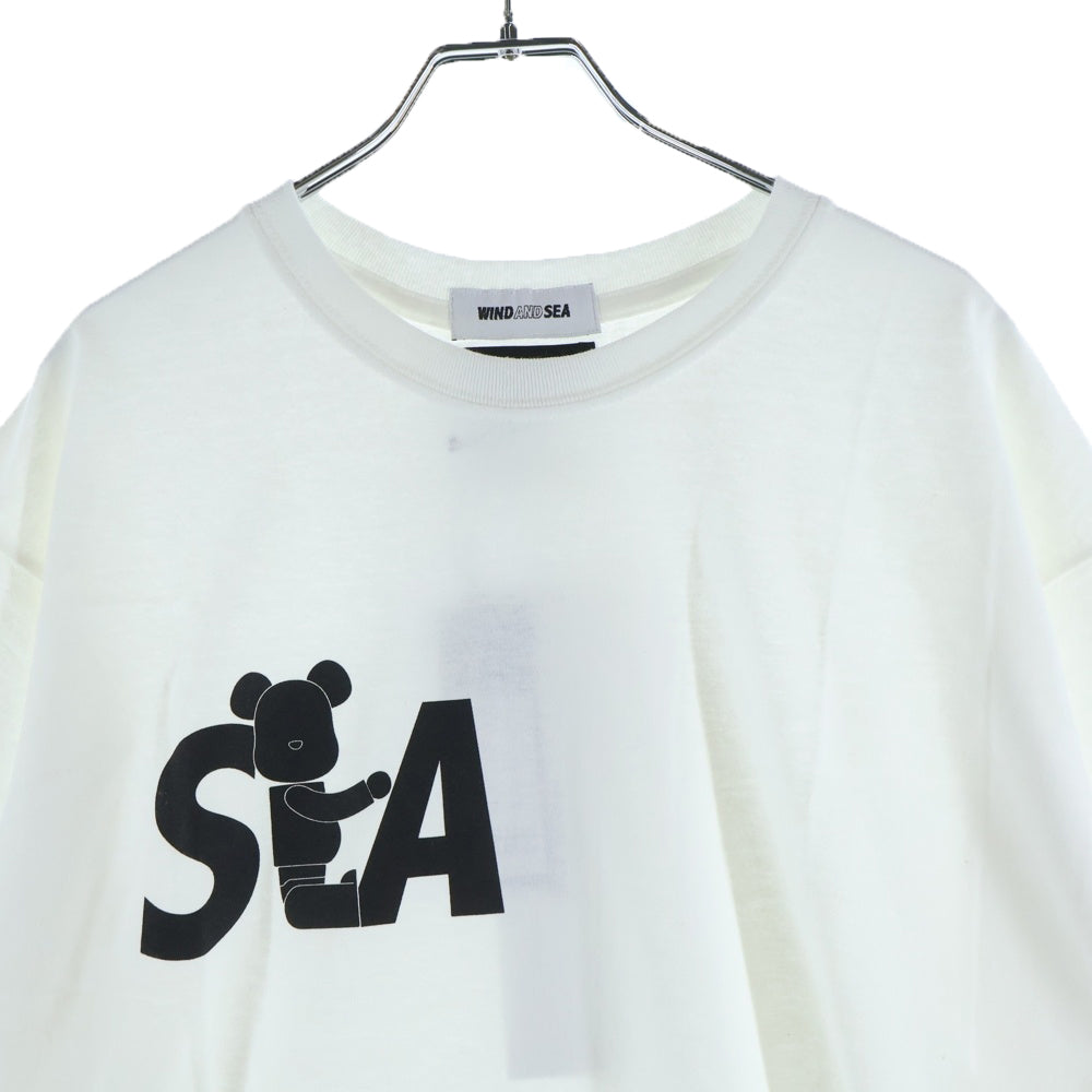 WIND AND SEA(ウィンダンシー) ×BE@RBRICK ×atmos BE@R TEE ベアブリック アトモス 半袖Tシャツ ホワイト ABW-21002