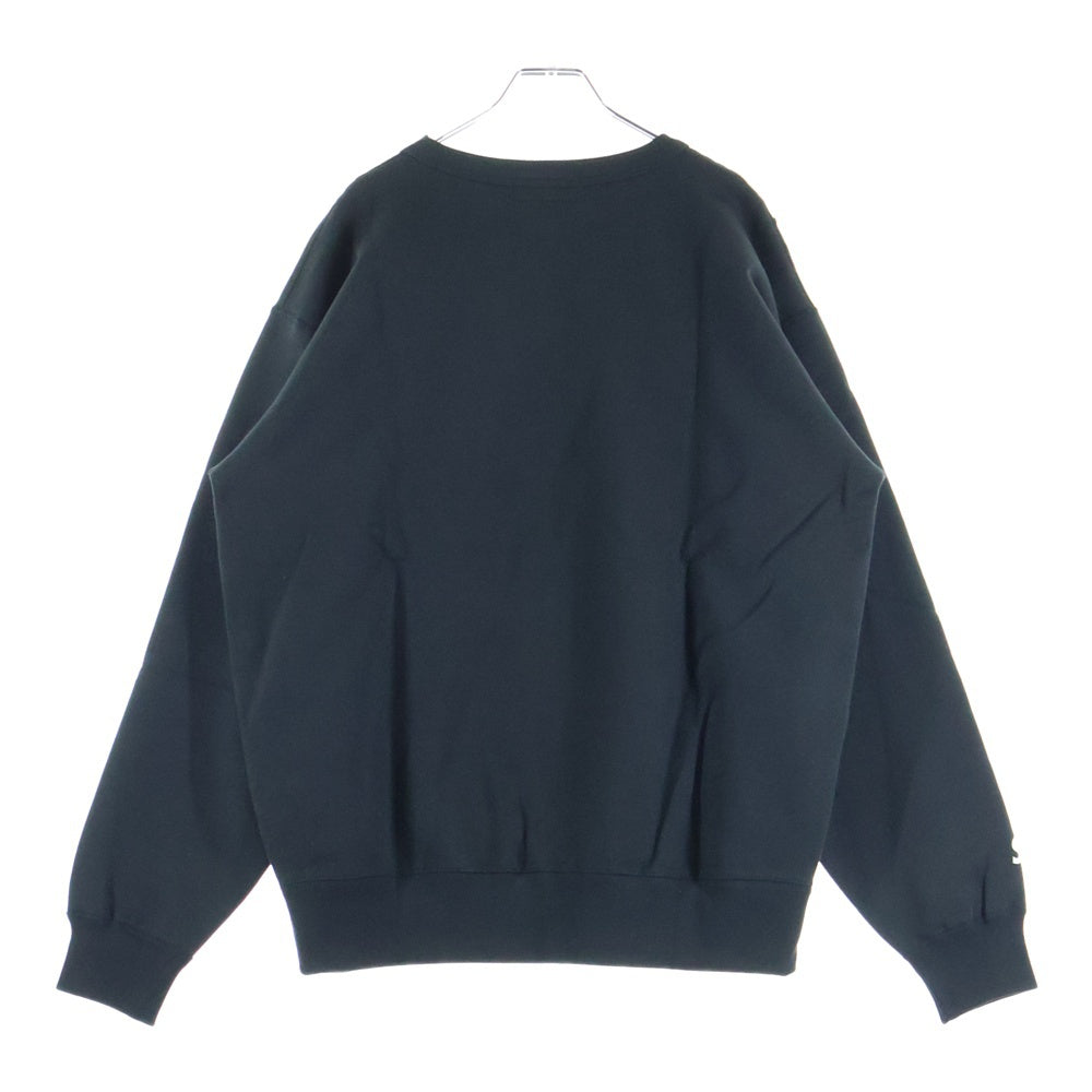 WIND AND SEA(ウィンダンシー) ×NO COFFEE フロッキープリントスウェットトレーナー ブラック WDS-NOCF-03