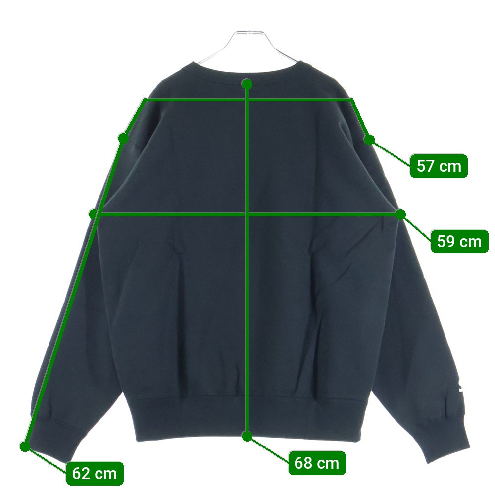 WIND AND SEA(ウィンダンシー) ×NO COFFEE フロッキープリントスウェットトレーナー ブラック WDS-NOCF-03