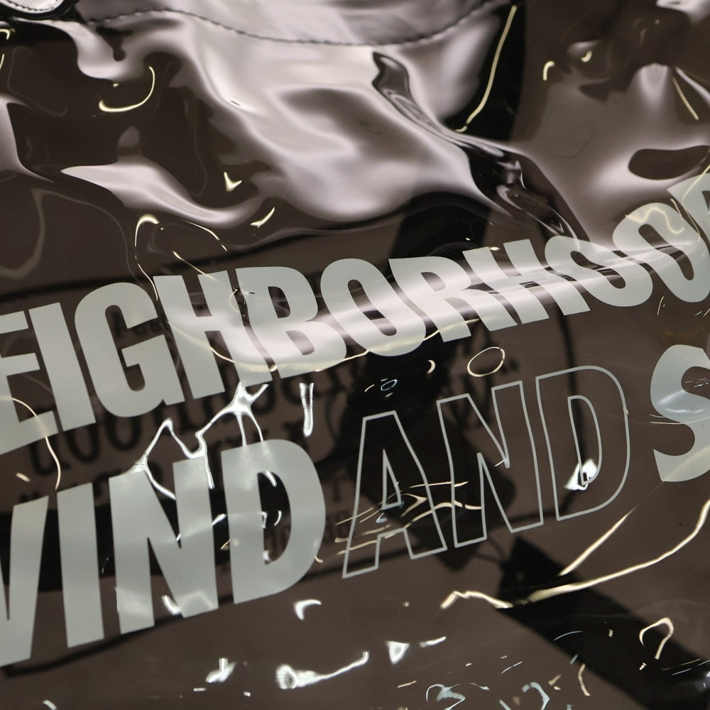 NEIGHBORHOOD(ネイバーフッド) 22SS×WIND AND SEA P-BEACH BAG ウィンダンシー トートバッグ ビーチ プールバッグ ブラック 221FRWSN-CG01S