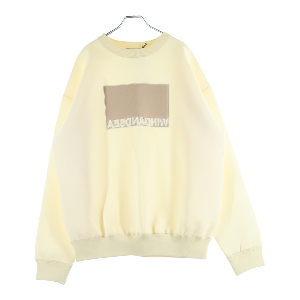 WIND AND SEA(ウィンダンシー) WDS BOX CBK SWEAT TOPS クルーネックスウェットトレーナー アイボリー WDS-20A-TPS-04