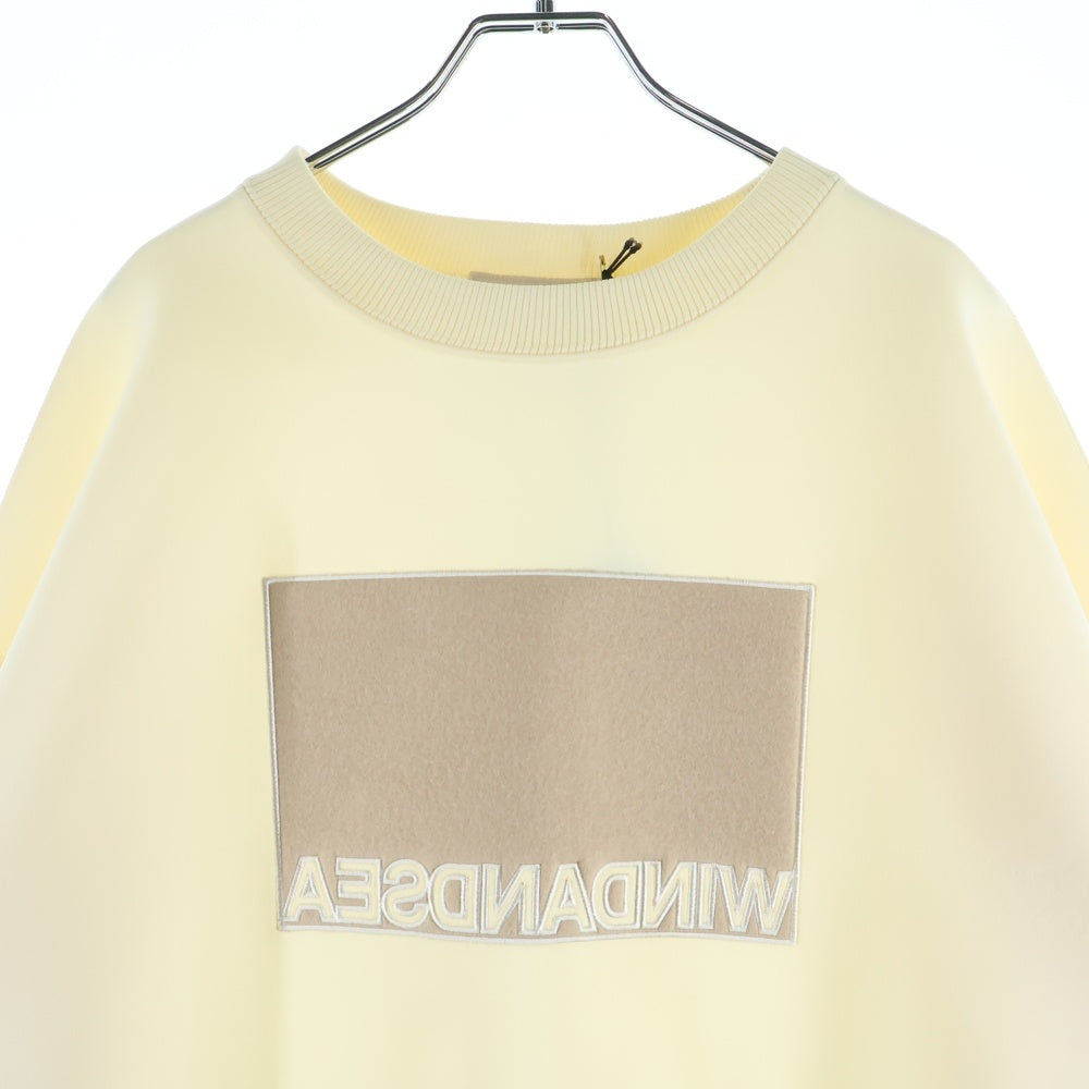 WIND AND SEA(ウィンダンシー) WDS BOX CBK SWEAT TOPS クルーネックスウェットトレーナー アイボリー WDS-20A-TPS-04