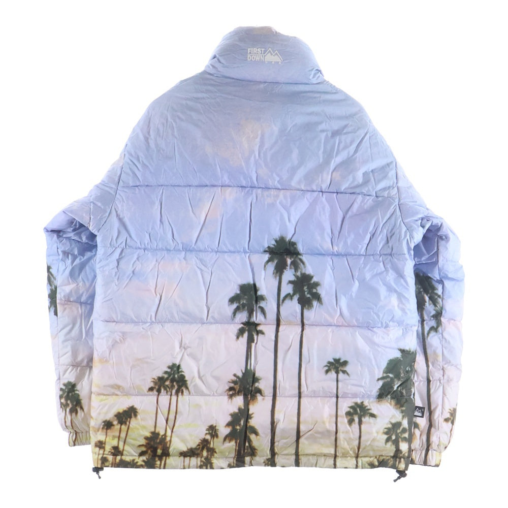 WIND AND SEA(ウィンダンシー) 19AW×FIRST DOWN Reversible Down Jacket ファーストダウン リバーシブルダウンジャケット パームツリー WDS-FRST-02