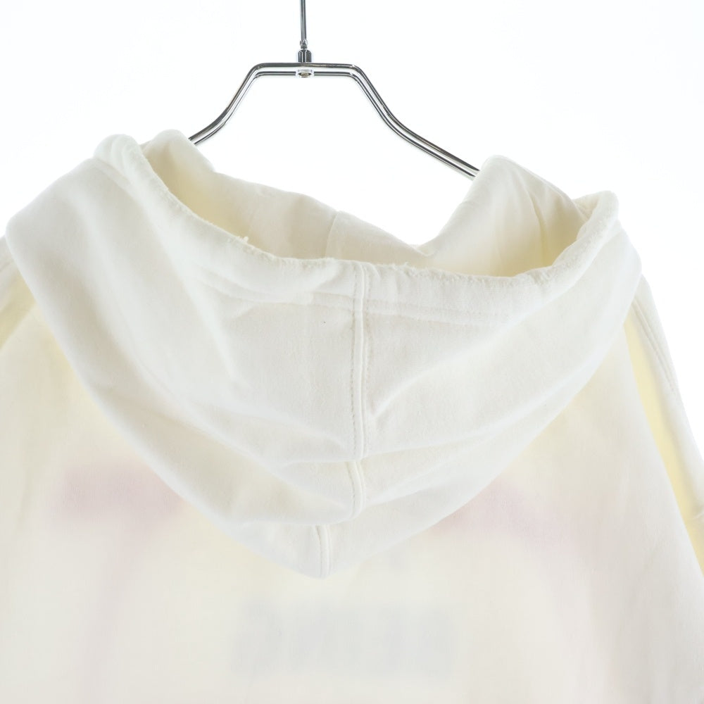 GALLERY DEPT.(ギャラリーデプト) Stop Being Racist Hoodie フーディー プルオーバーパーカー ホワイト