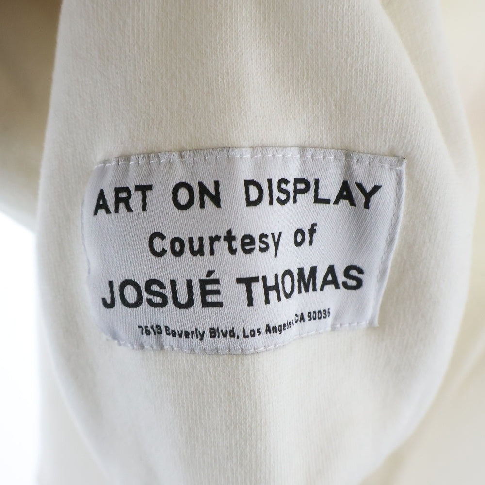 GALLERY DEPT.(ギャラリーデプト) Stop Being Racist Hoodie フーディー プルオーバーパーカー ホワイト