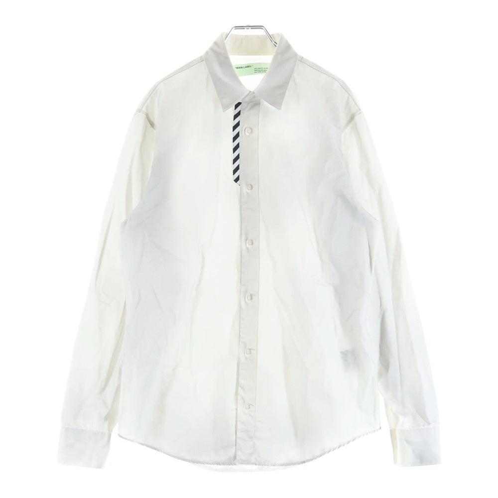 OFF-WHITE(オフホワイト) ボタン長袖シャツ グレー