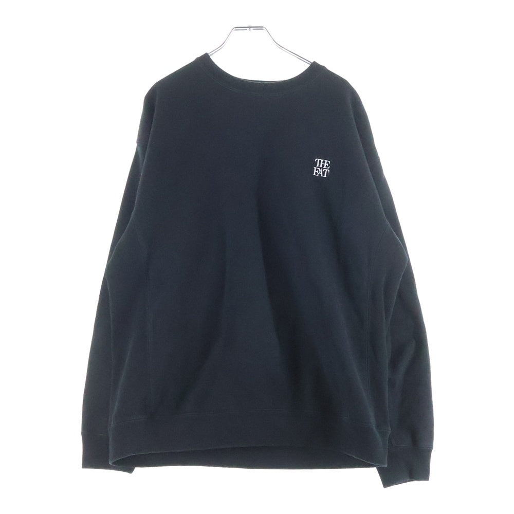 FAT(エフエーティー) クルーネックスウェット トレーナー ブラック F32120-SW04-AB