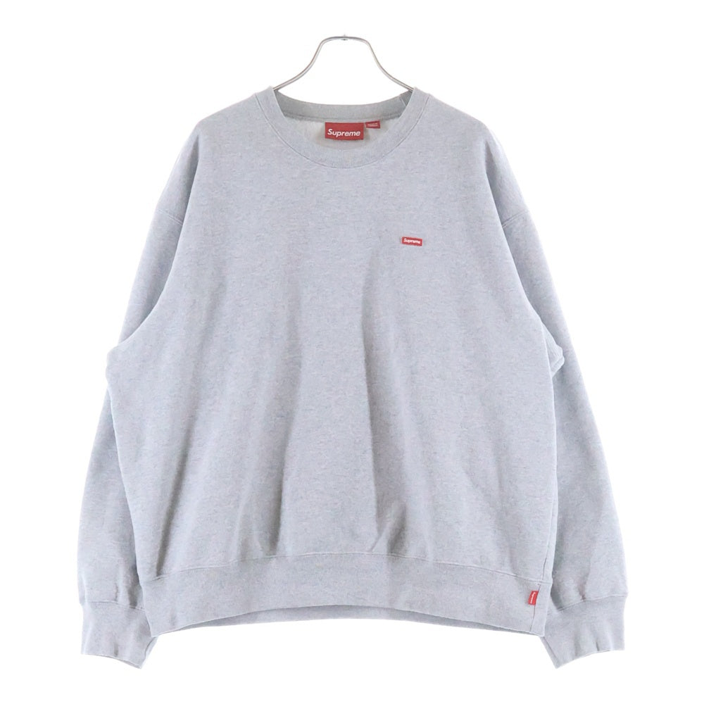 SUPREME(シュプリーム) 24AW Small Box Crewneck スモールボックスロゴ クルーネックスウェット トレーナー グレー