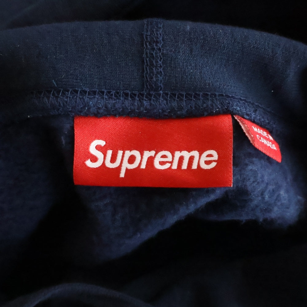 SUPREME(シュプリーム) 25AW Box Logo Hooded Sweatshirt ボックスロゴ フーデッドスウェットシャツ プルオーバーパーカー ネイビー
