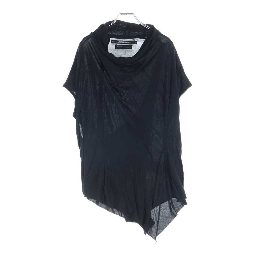 JULIUS(ユリウス) 22SS ヴィーナスカットソー ノースリーブTシャツ ブラック 777CUM23