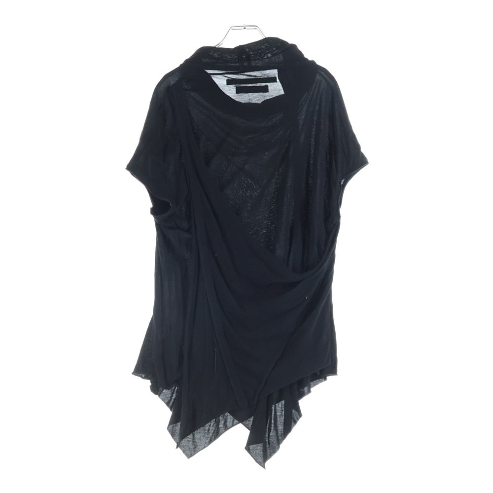 JULIUS(ユリウス) 22SS ヴィーナスカットソー ノースリーブTシャツ ブラック 777CUM23