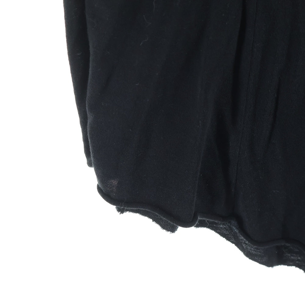 JULIUS(ユリウス) 22SS ヴィーナスカットソー ノースリーブTシャツ ブラック 777CUM23