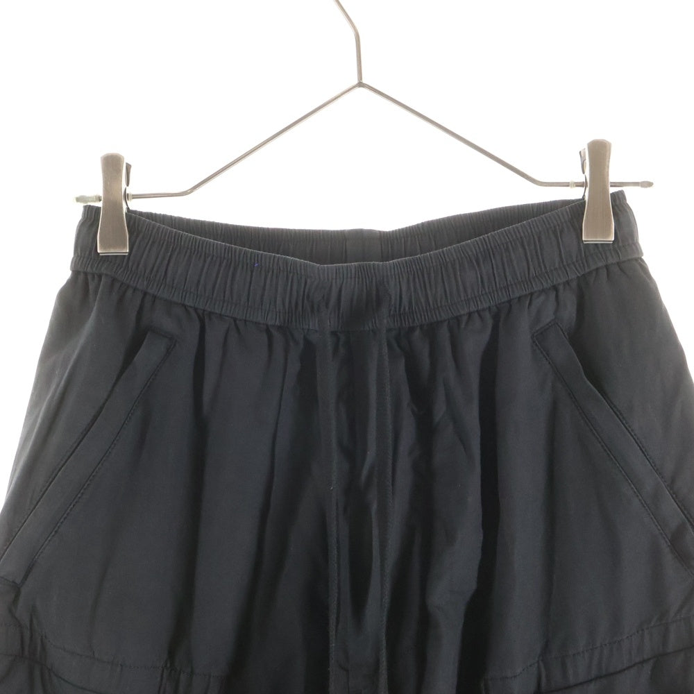 JULIUS(ユリウス) CO/MO TYPEWRITER CLOTH ガスマスクカーゴパンツ ブラック 738PAM1