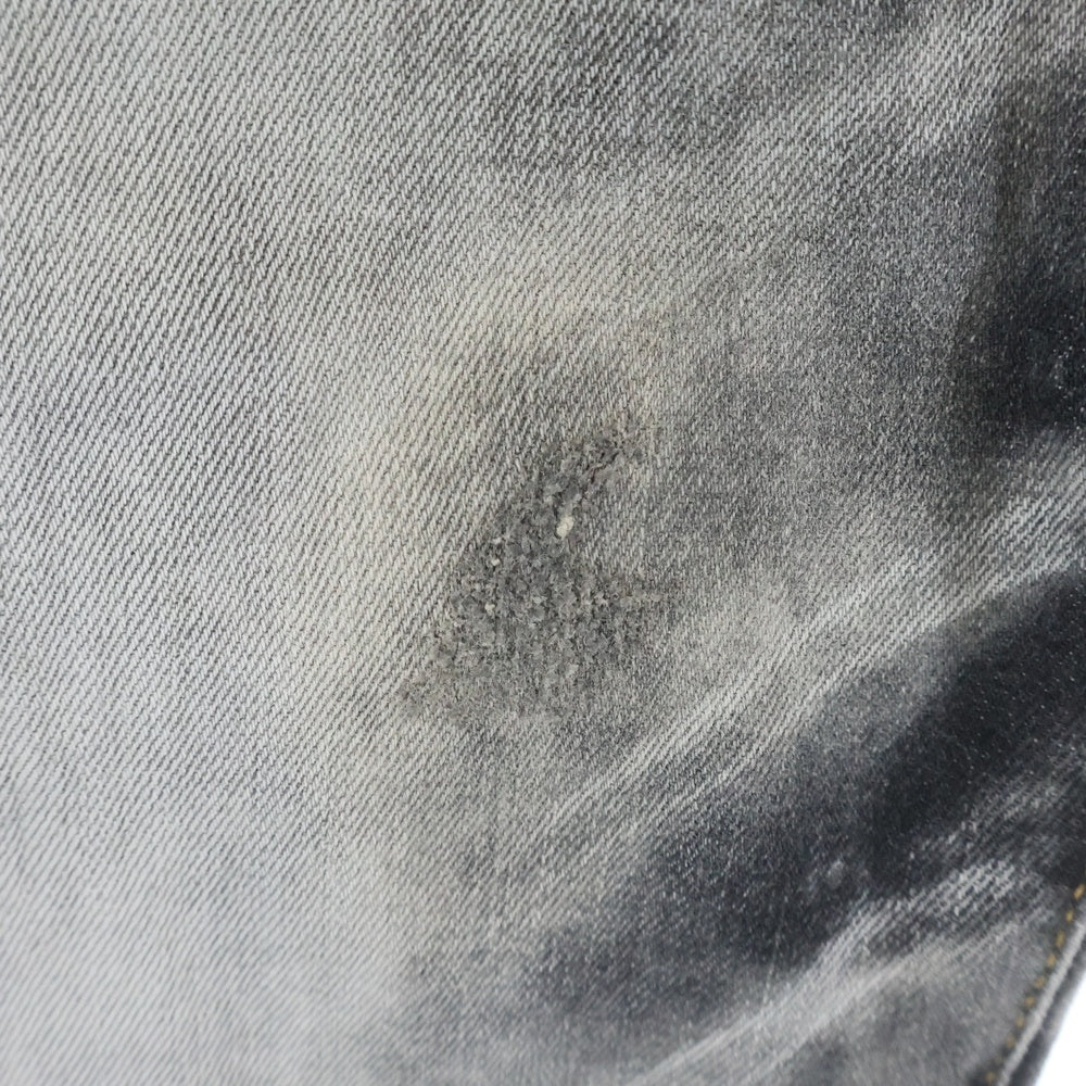 TORNADO MART(トルネードマート) コーティングダメージ加工 デニムパンツ グレー 631-8917004