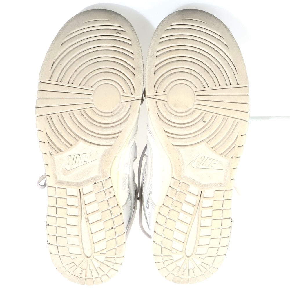 NIKE(ナイキ) ×OFF-WHITE DUNK LOW 1 OF 50 オフホワイト ダンク ローカットスニーカー グレー US8.5/26.5cm DM1602-123