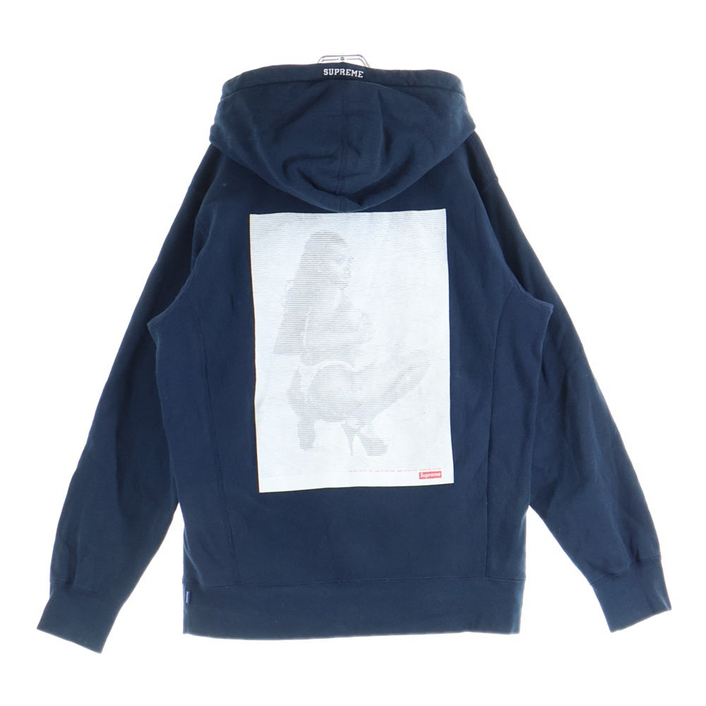 SUPREME(シュプリーム) 17SS Digi Hooded Sweatshirt プルオーバーパーカー ネイビー