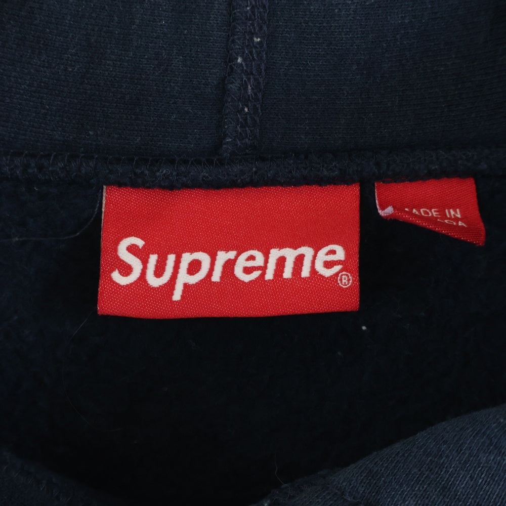 SUPREME(シュプリーム) 17SS Digi Hooded Sweatshirt プルオーバーパーカー ネイビー