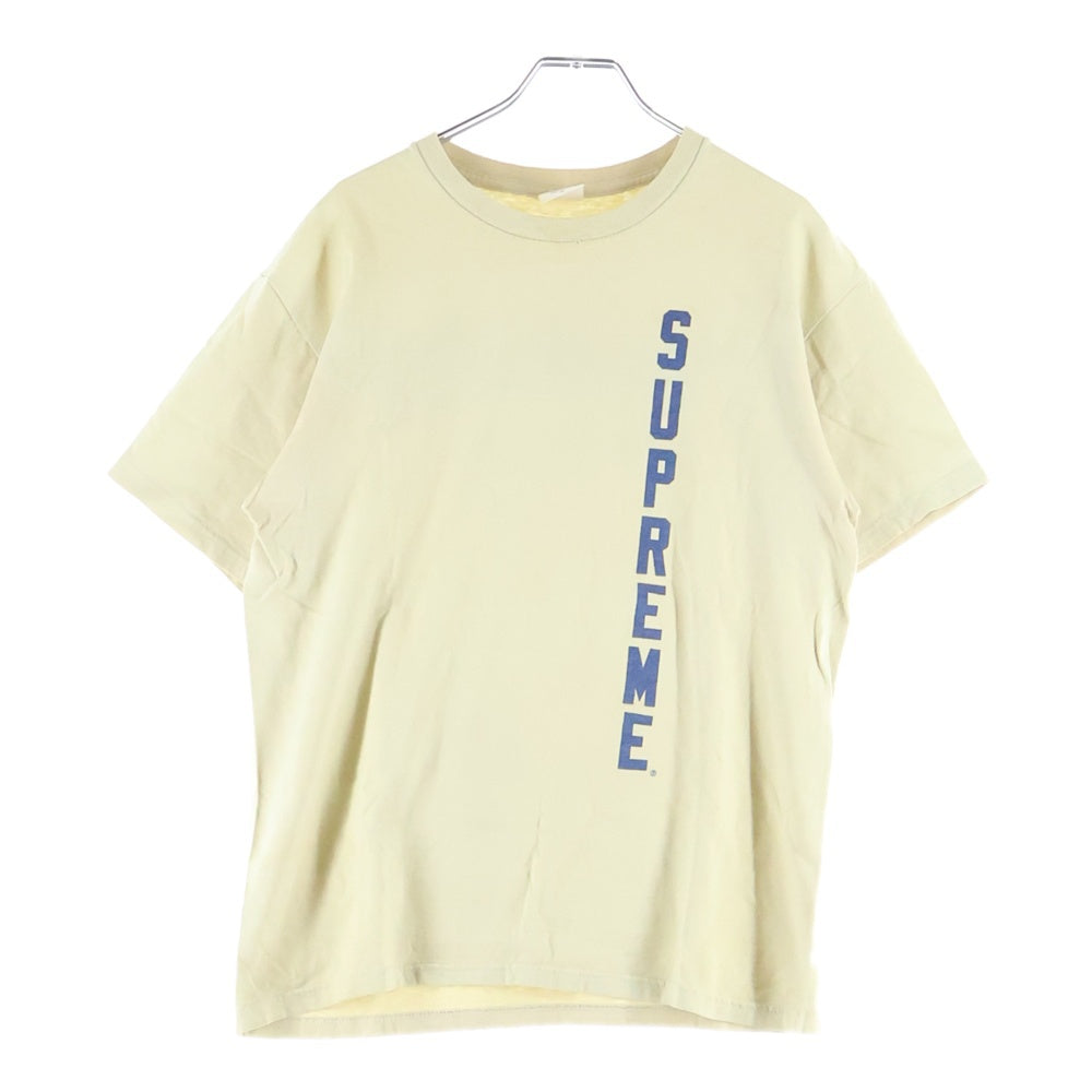 SUPREME(シュプリーム) 11SS ×THRASHER Logo Tee ×スラッシャー フロントロゴプリント 半袖Tシャツ カットソー ベージュ