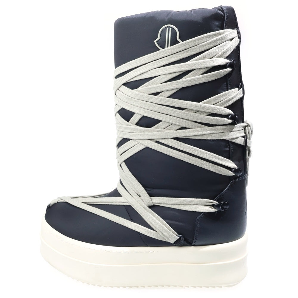 Rick Owens(リックオウエンス) 23AW ×MONCLER Bigrocks モンクレール ビッグロックス メガレースパデッドブーツ ブラック