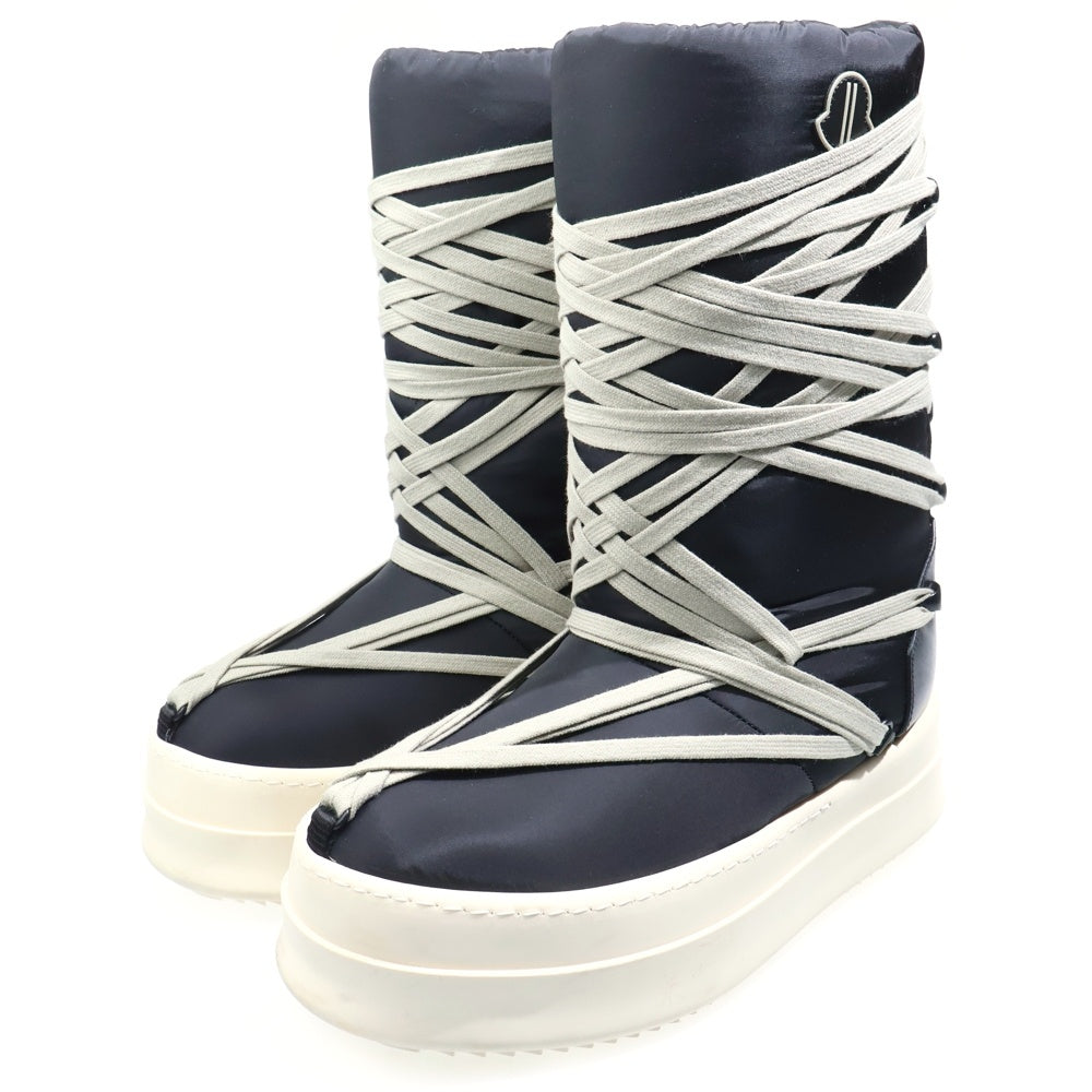 Rick Owens(リックオウエンス) 23AW ×MONCLER Bigrocks モンクレール ビッグロックス メガレースパデッドブーツ ブラック