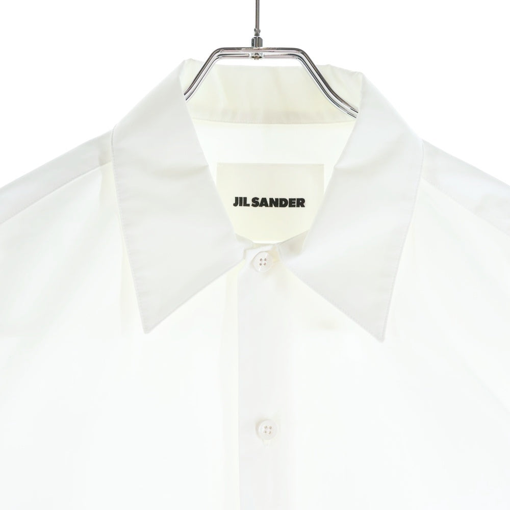JIL SANDER(ジルサンダー) 24SS オーガニックコットンポプリンシャツ 長袖 ホワイト J22DL0164