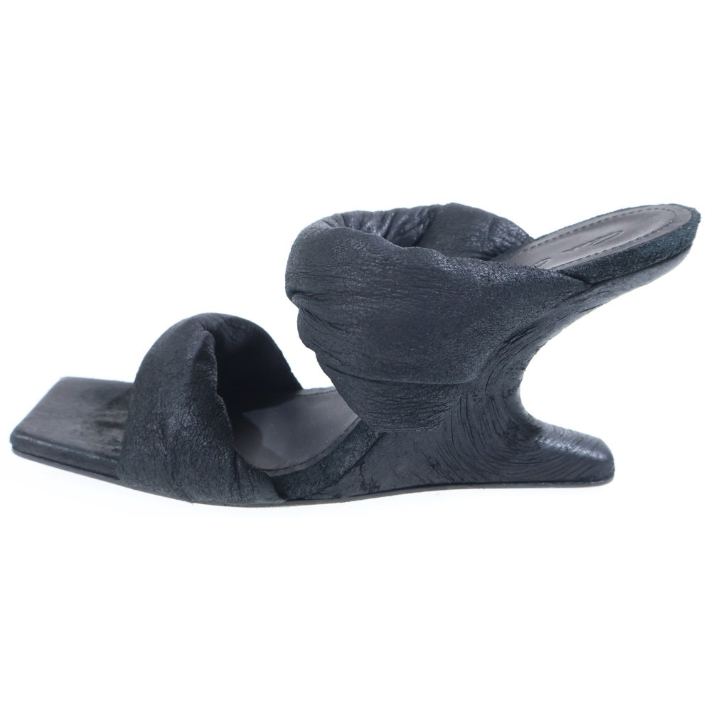 Rick Owens(リックオウエンス) Cantilever 8 80mm サンダル ウェッジ ミュールサンダル ブラック 39 レディース