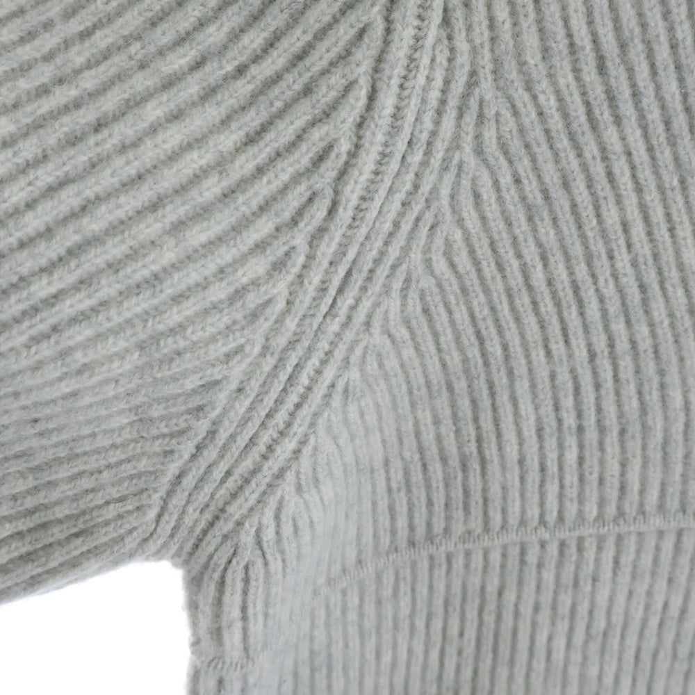 TOMWOOD(トムウッド) カシミア混 2WAYリブニット グレー 21308 レディース