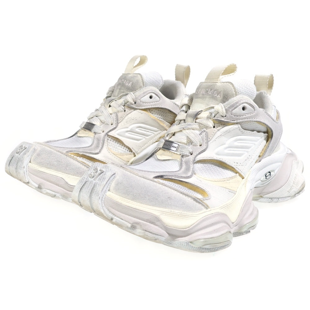 BALENCIAGA(バレンシアガ) 24SS Cargo Reduced Suede カーゴリデュース スウェード ローカットスニーカー ホワイト 24.5cm 785756