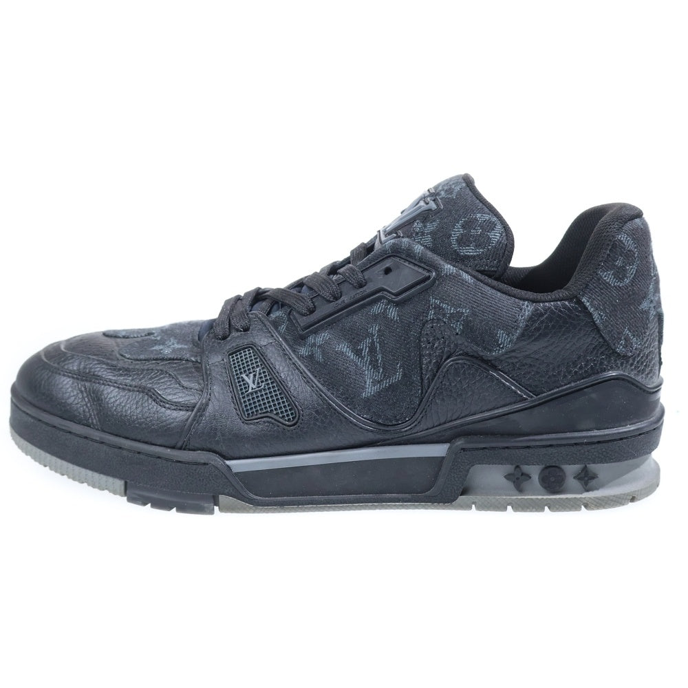 LOUIS VUITTON(ルイヴィトン) ×NIGO LV Trainer Black Denim FD0281 LVトレーナー ローカットスニーカー ブラック US8.5