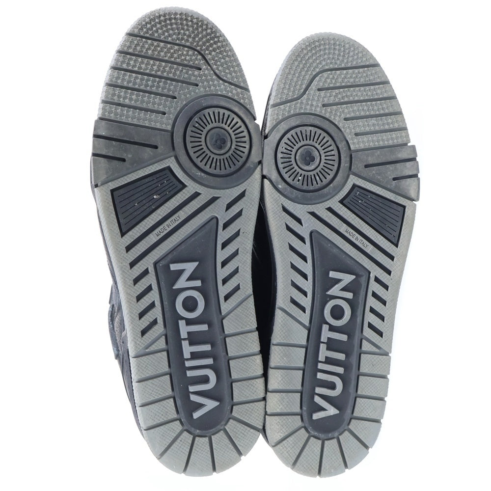 LOUIS VUITTON(ルイヴィトン) ×NIGO LV Trainer Black Denim FD0281 LVトレーナー ローカットスニーカー ブラック US8.5