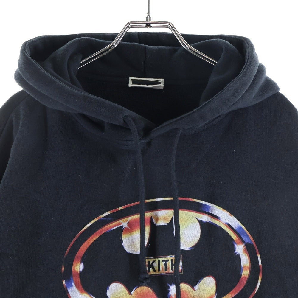 KITH(キス) BATMAN LOGO HOODIE バットマンロゴ プルオーバーフーディーパーカー ブラック